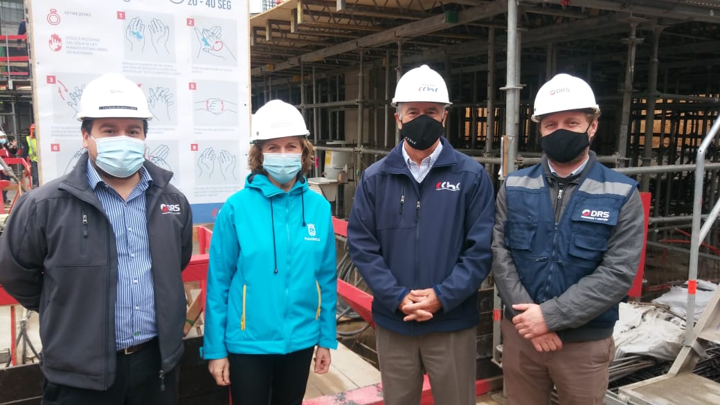 Inspección técnica de DRS logra cumplir al 100% con protocolo sanitario de la CChC