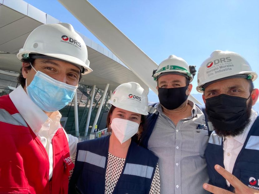 Delegación DRS visita obras del Aeropuerto de Santiago